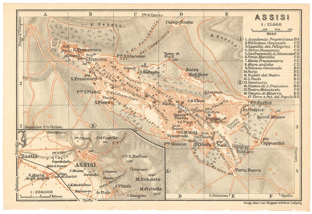 Assisi Map.pdf Assisi, Italy 1928 – WardMaps LLC
