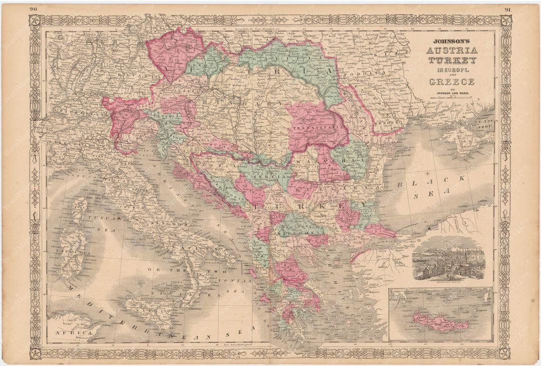 Austria, Greece, Balkans, and Turkey in Europe 1865