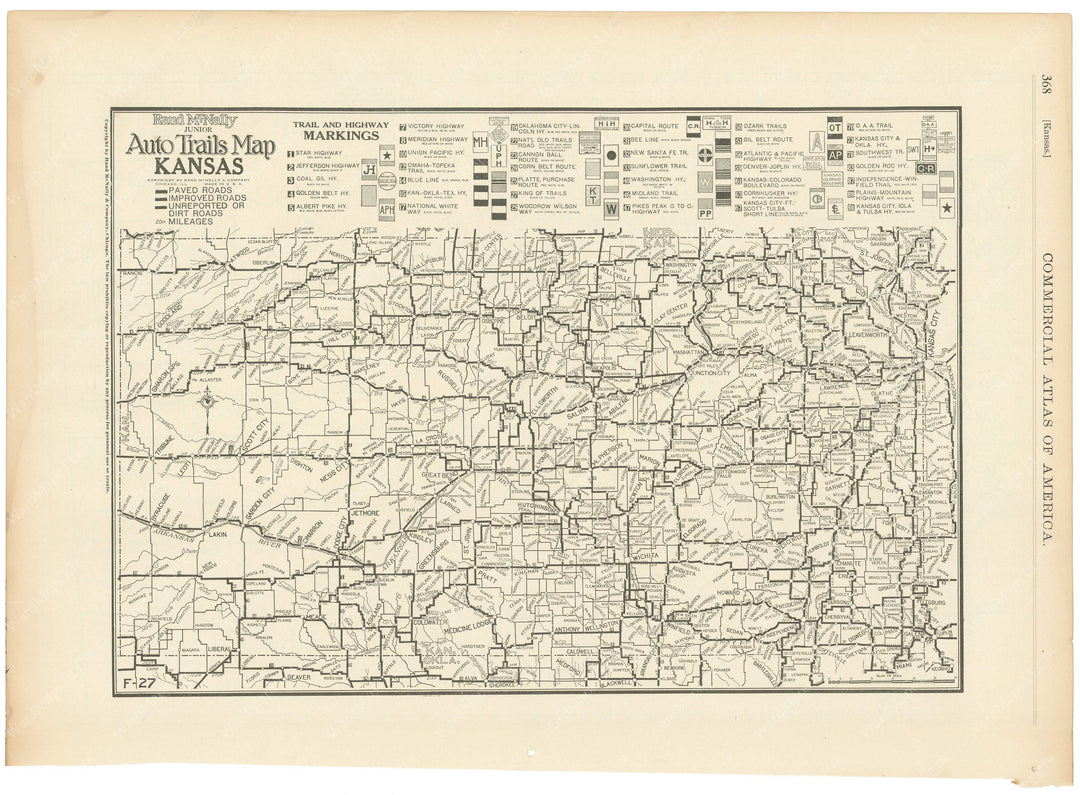 Kansas 1925: Auto Trails