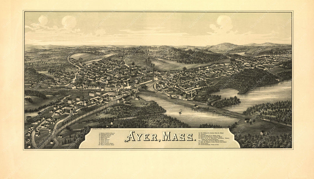 Ayer, Massachusetts 1885