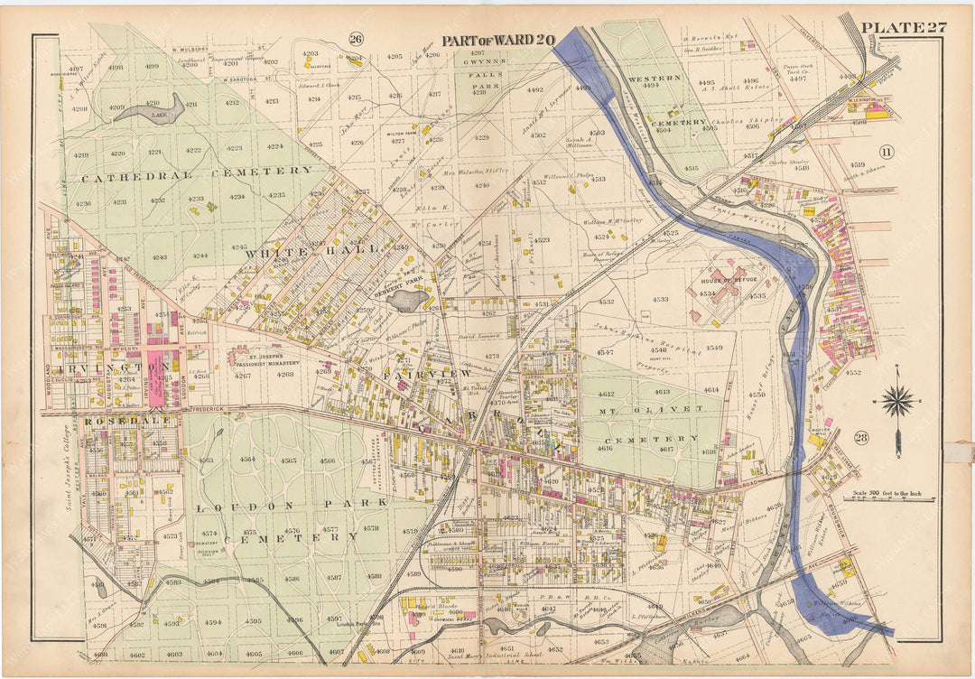 Baltimore, Maryland 1906 Plate 027