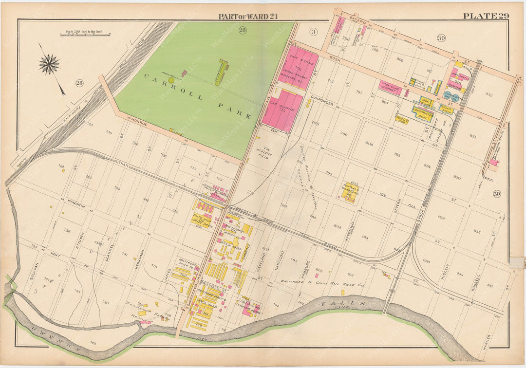Baltimore, Maryland 1906 Plate 029