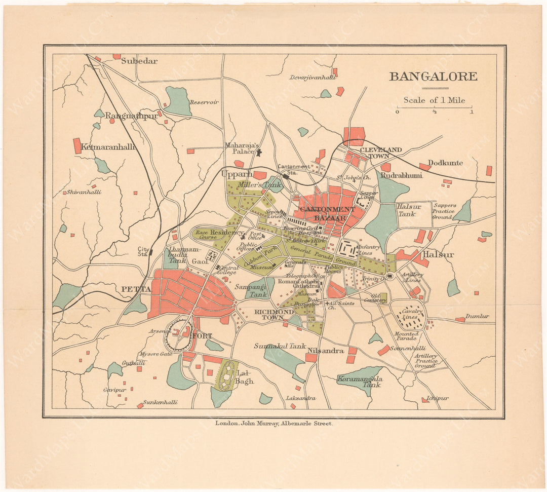 Bangalore (Bangaluru), India 1905