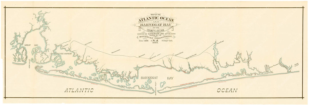 Barnegat Bay in the County of Ocean, New Jersey 1881