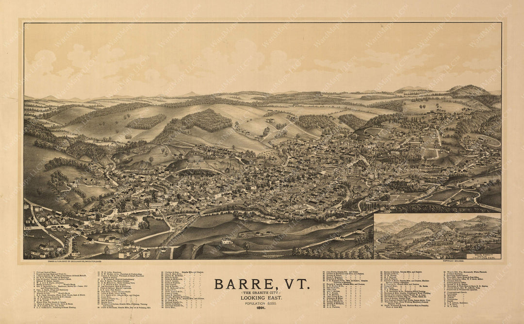 Barre, Vermont 1891