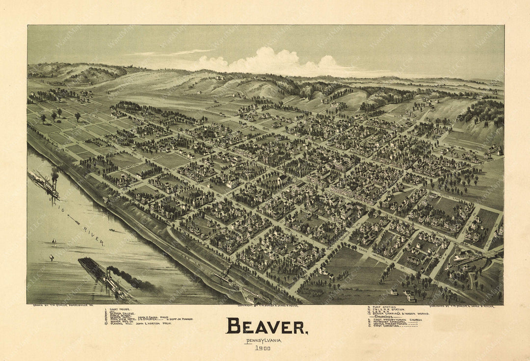 Beaver, Pennsylvania 1900