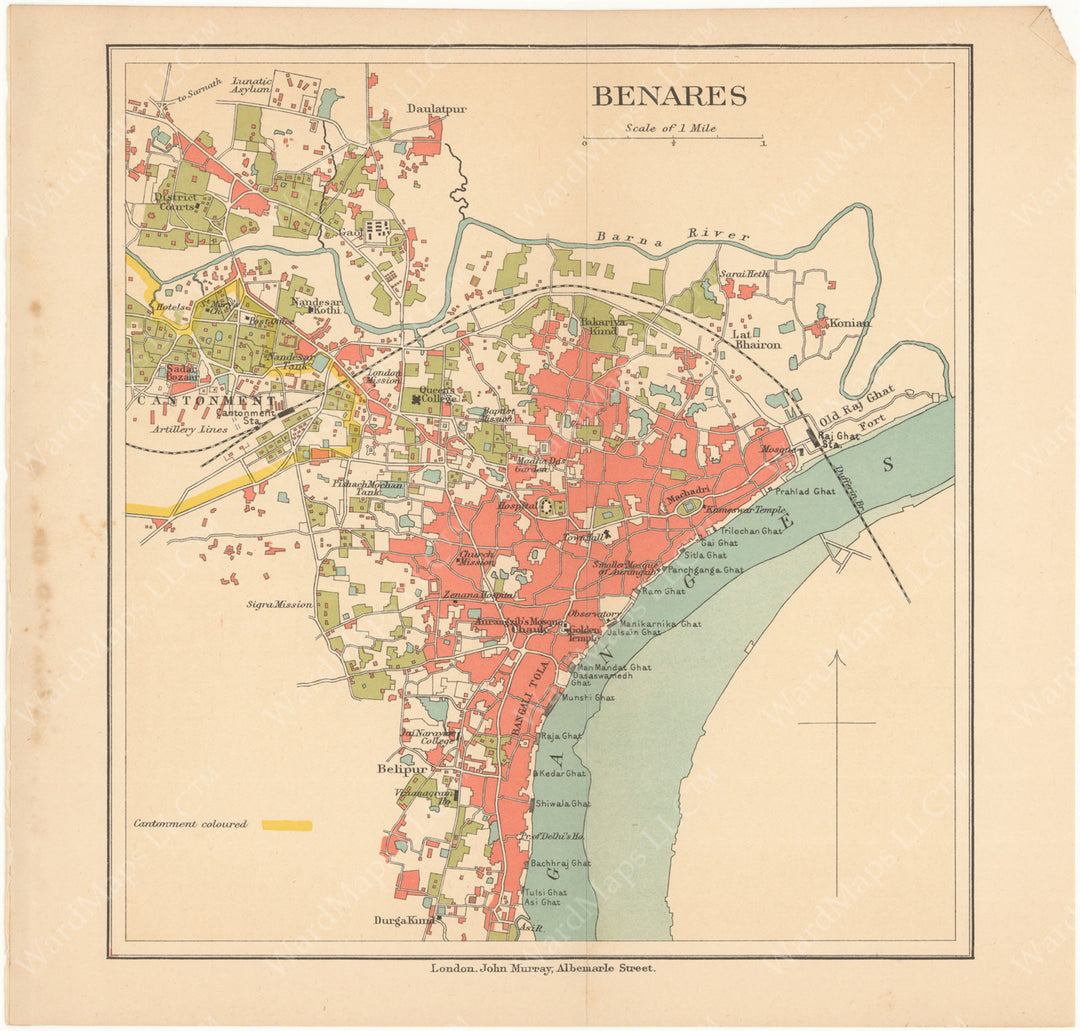 Benares (Varanasi), India 1905