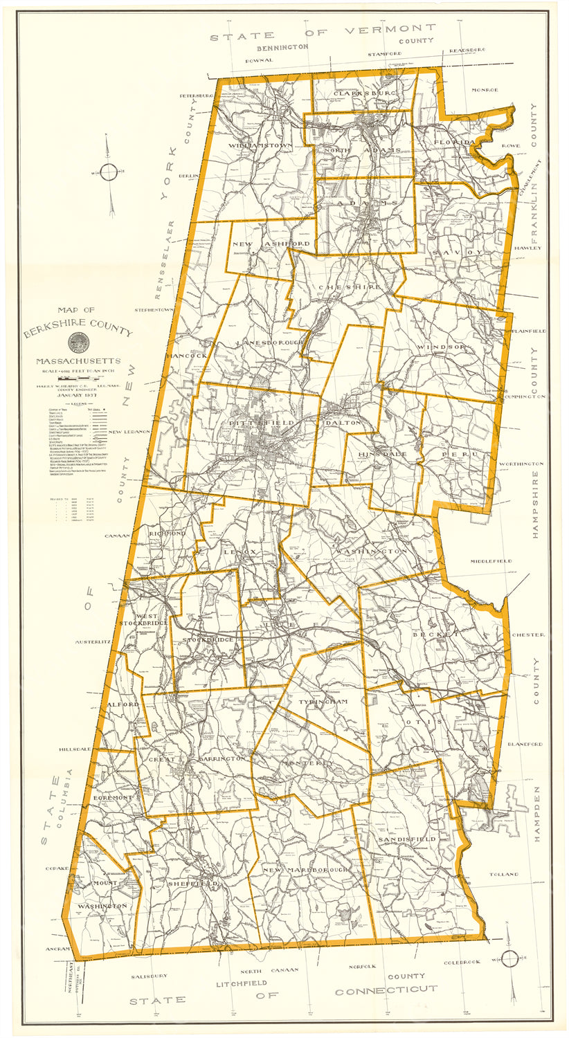 Berkshire County, Massachusetts 1937