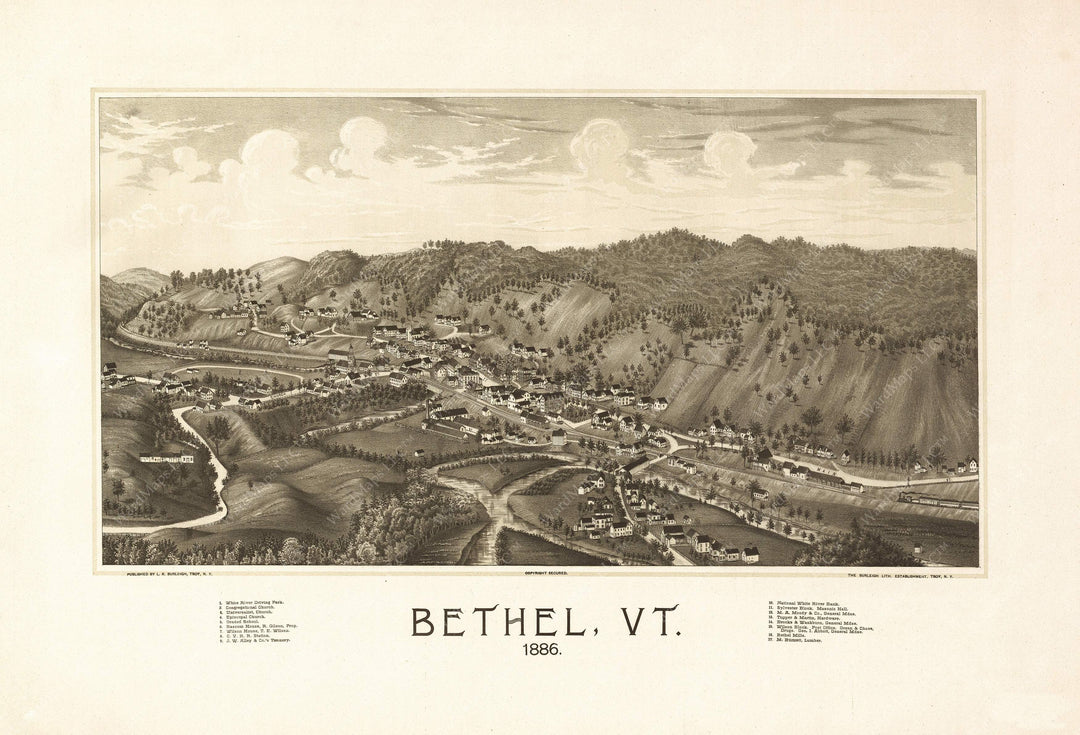 Bethel, Vermont 1886