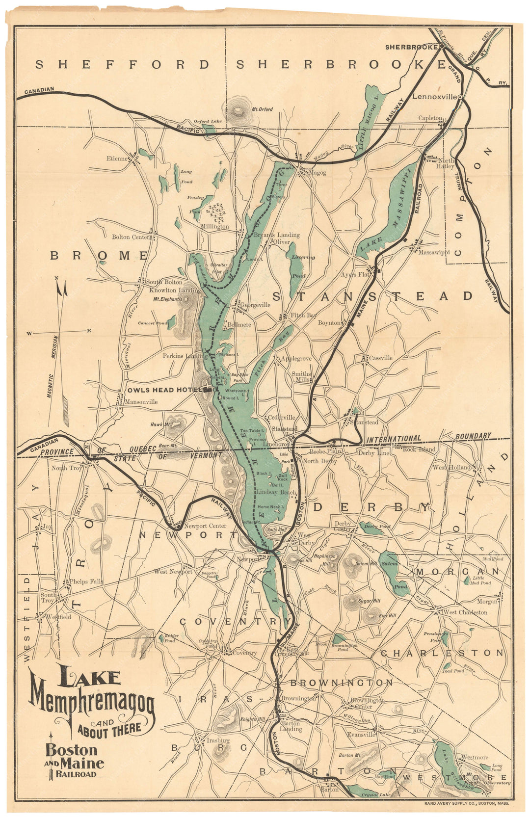 Lake Memphremagog and About There 1901