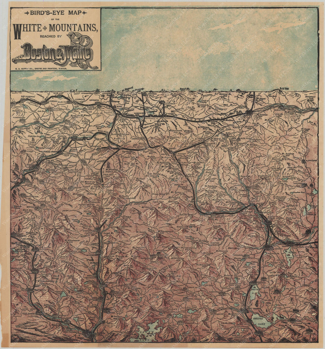 White Mountains, New Hampshire 1901