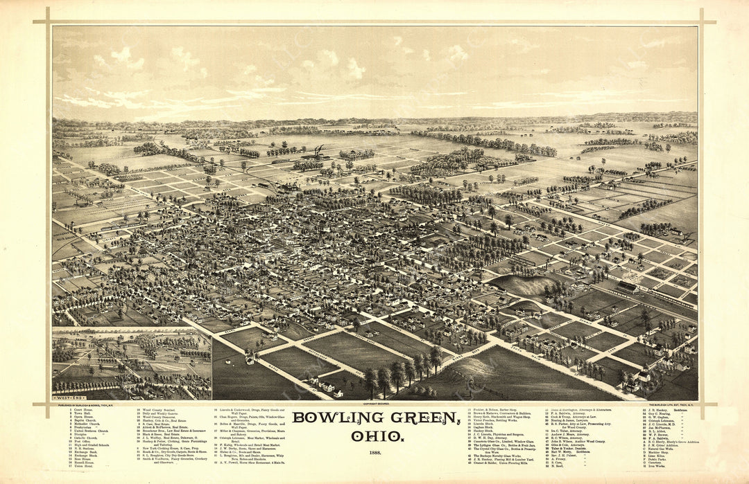 Bowling Green, Ohio 1888