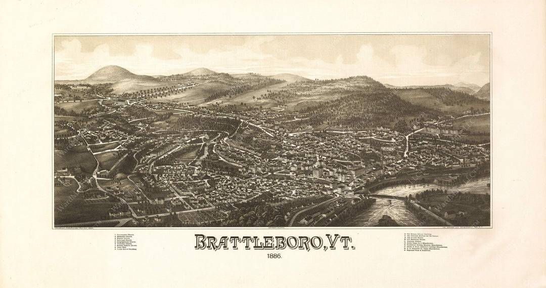 Brattleboro, Vermont 1886