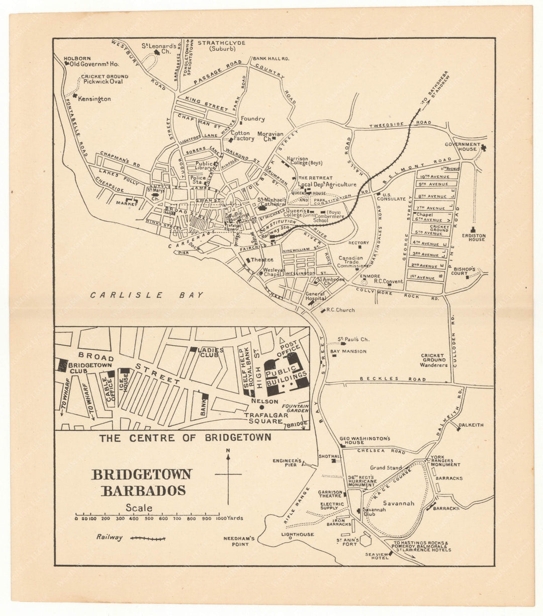 Bridgetown, Barbados 1927