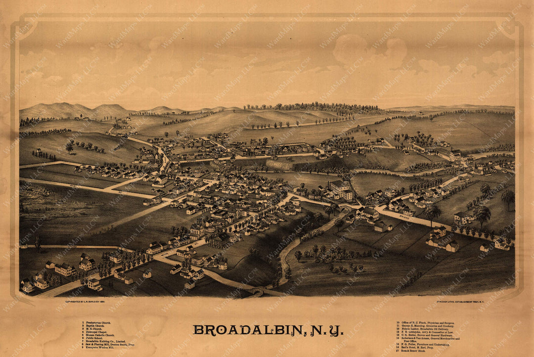 Broadalbin, New York 1880