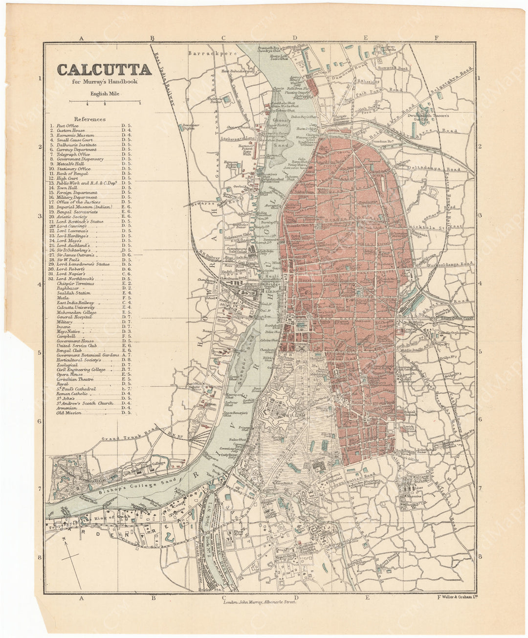 Calcutta (Kolkata), India 1905