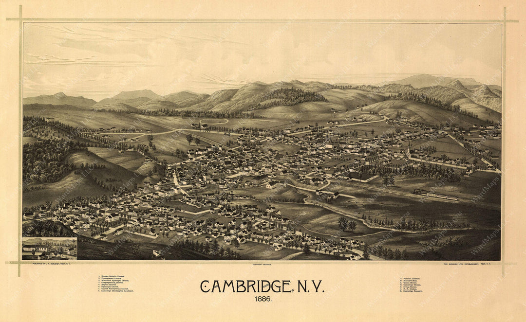 Cambridge, New York 1886