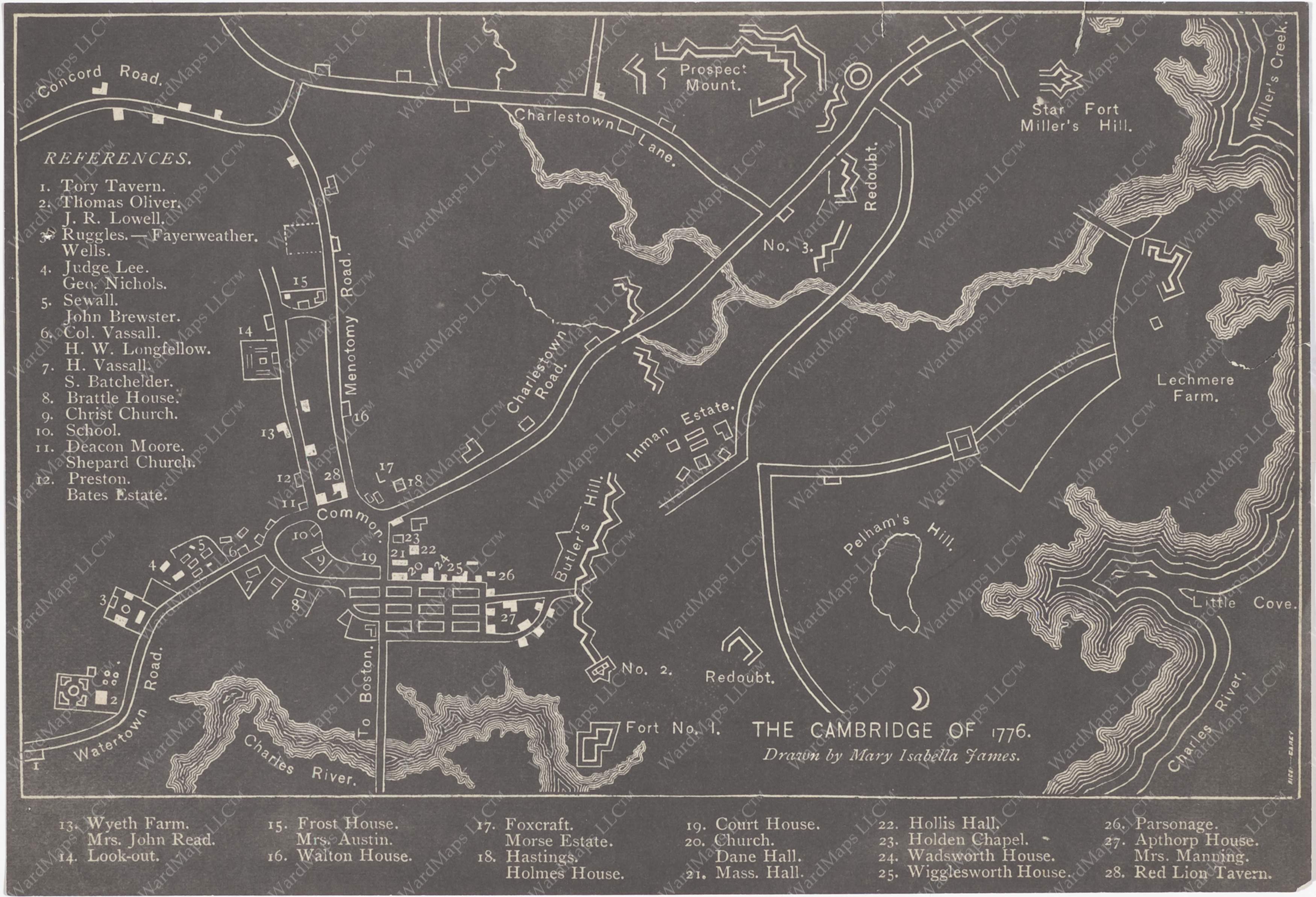 Cambridge Massachusetts 1776 WardMaps LLC Cambridge Massachusetts 1776 WardMaps LLC