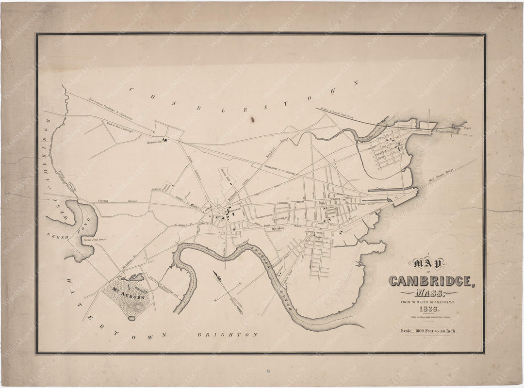 Cambridge, Massachusetts 1838