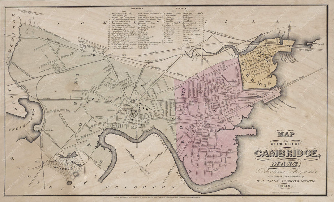 Cambridge, Massachusetts 1849