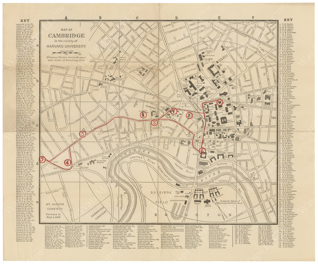 Cambridge, Massachusetts 1928: Harvard University