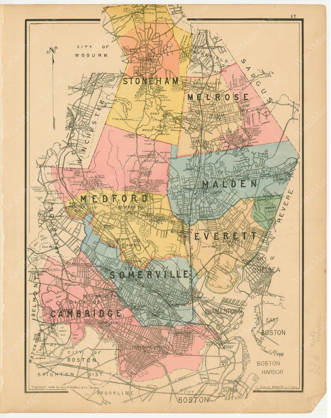 Southeastern Middlesex County, Massachusetts 1889