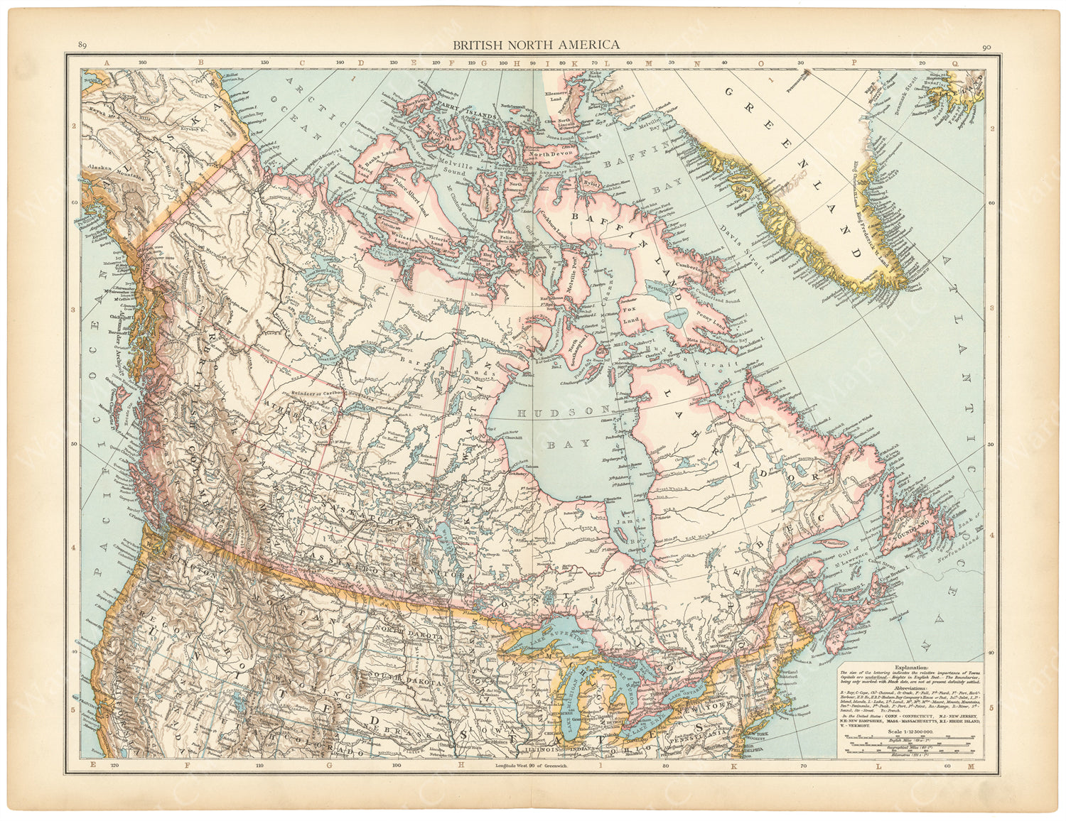 Canada 1895 – WardMaps LLC