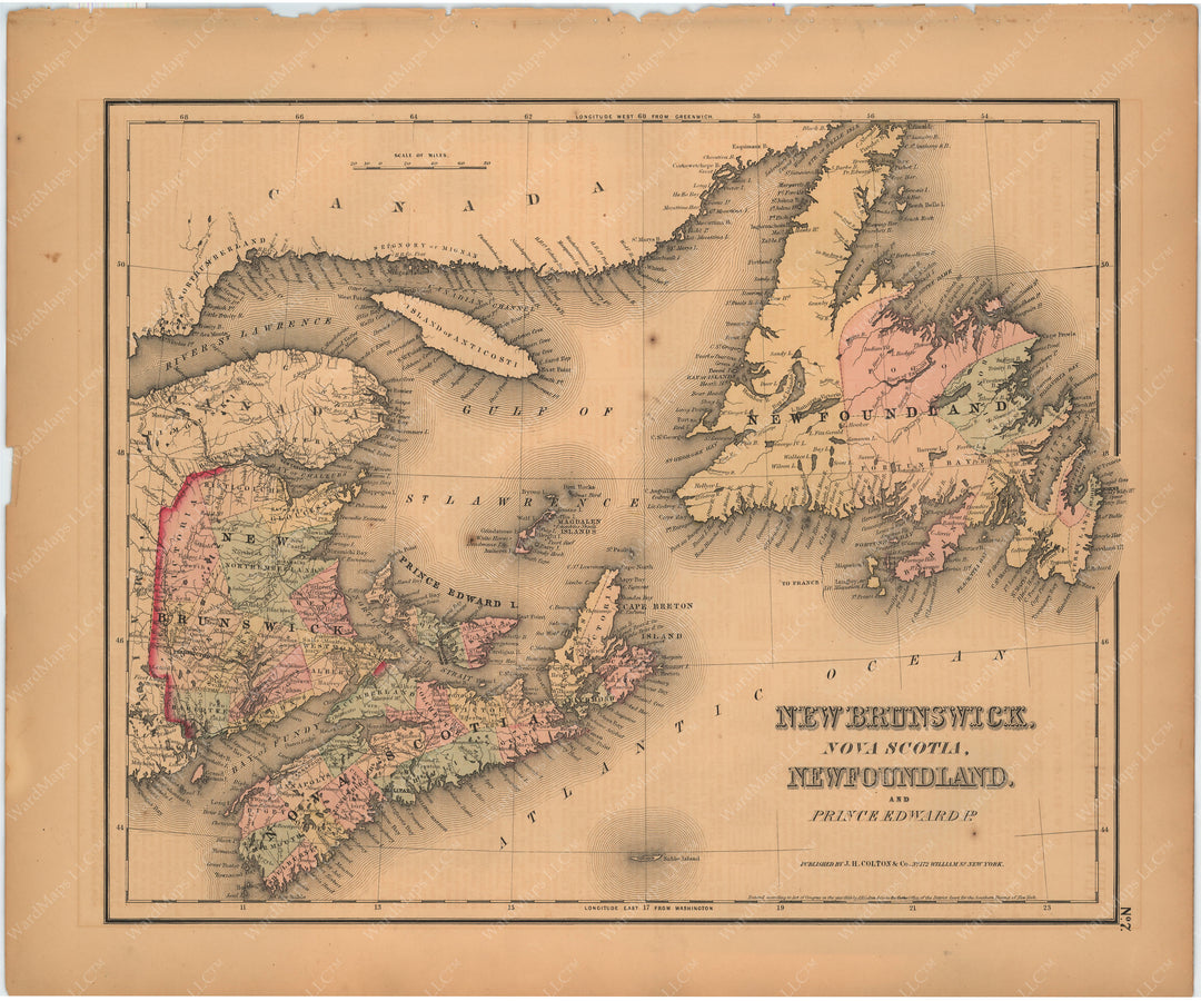 Canadian Maritimes 1857