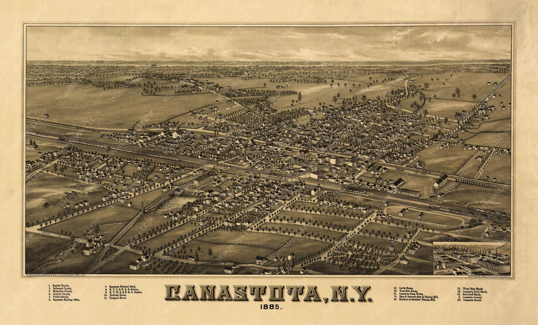 Canastota, New York 1885