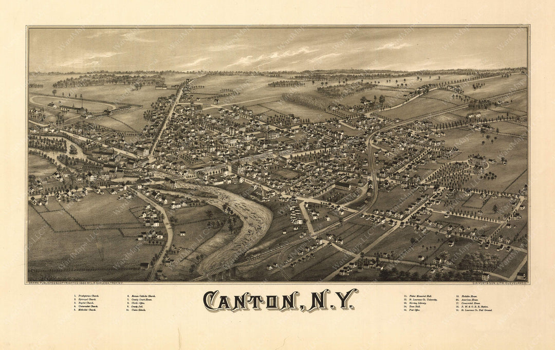 Canton, New York 1885