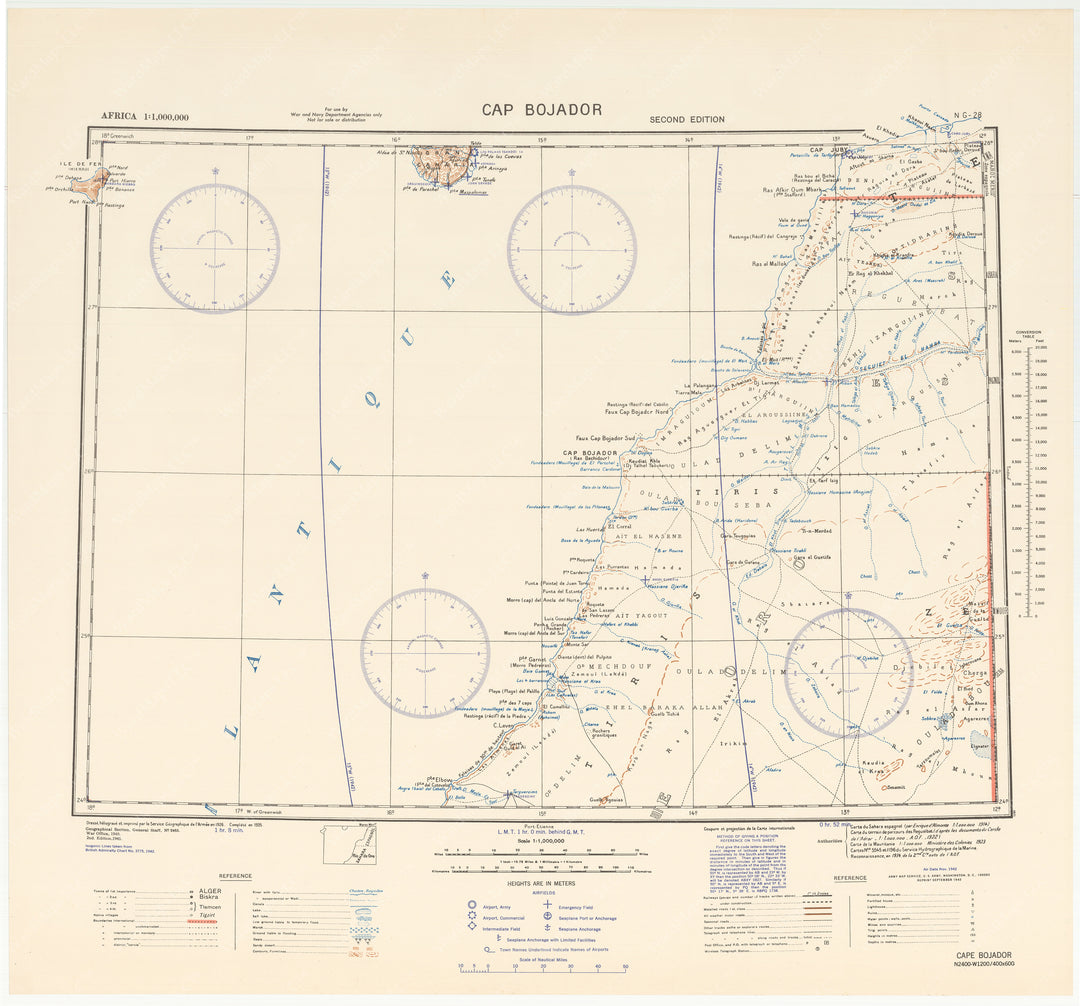 Western Sahara and Canary Islands 1942