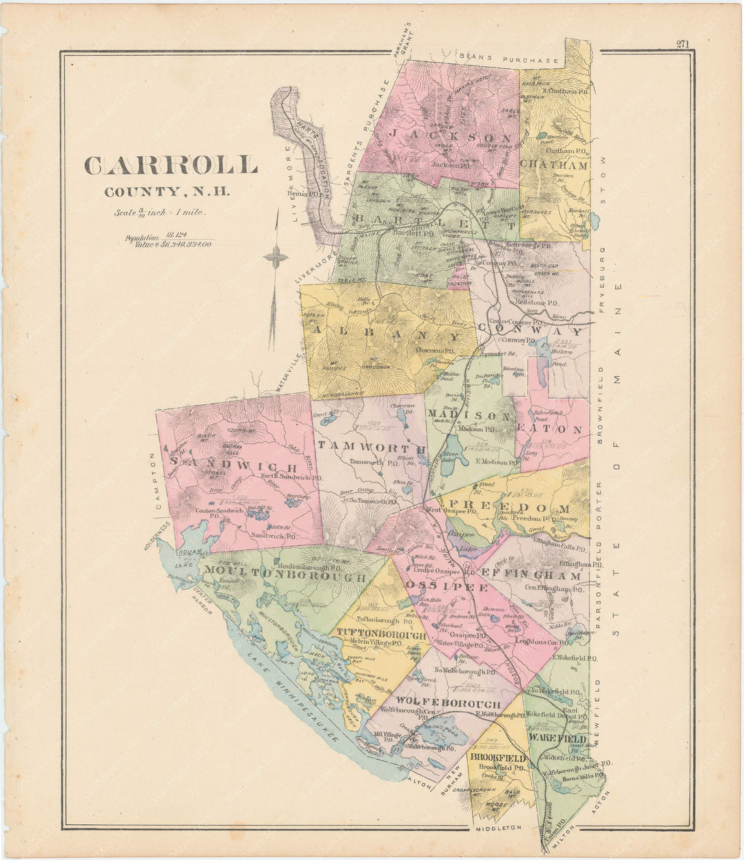 Carroll County, New Hampshire 1892