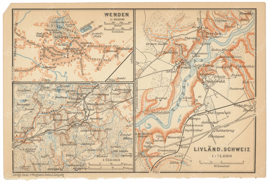 Cesis, Latvia 1914