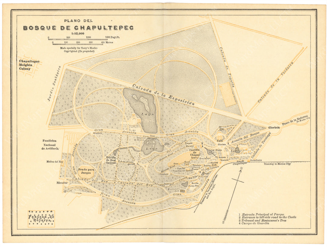 Mexico City, Mexico 1930: Chapultepec Park