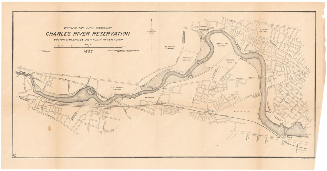 Charles River Reservation, Massachusetts 1895