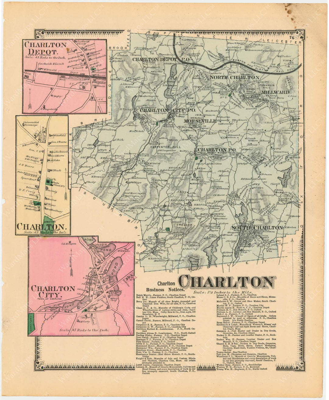 Charlton, Massachusetts 1870