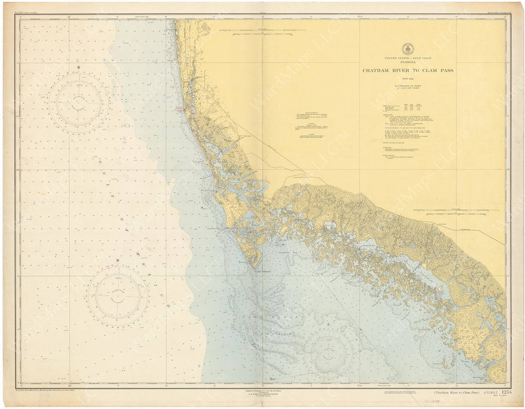 USC&GS Florida: Chatham River to Clam Pass 1948