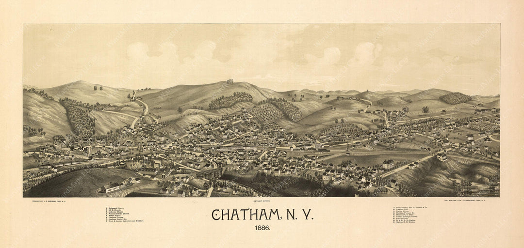 Chatham, New York 1886