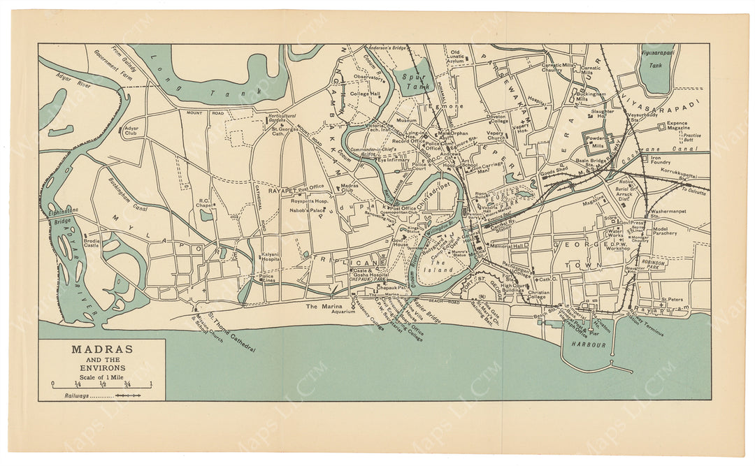 Madras (Chennai), India 1953