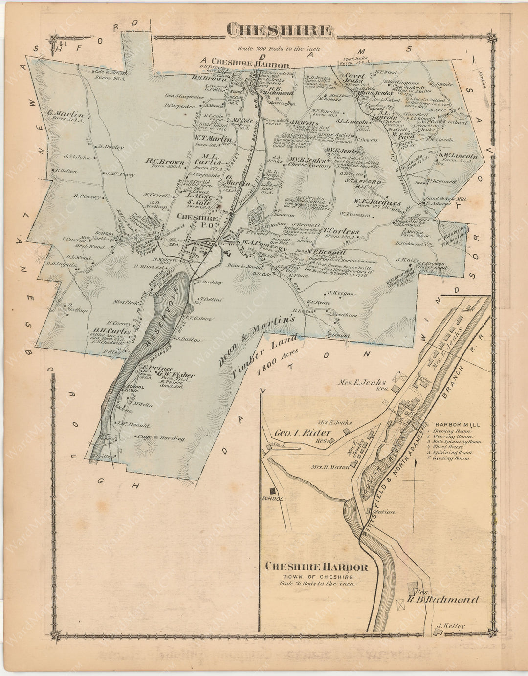 Cheshire, Massachusetts 1876