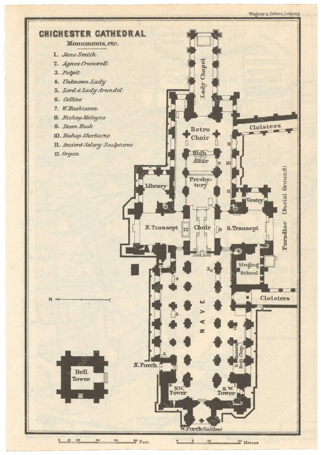 Chichester Cathedral, England 1937