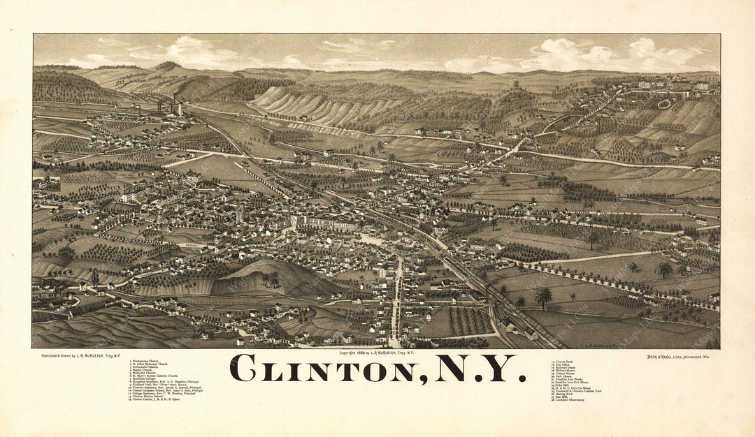 Clinton, New York 1885