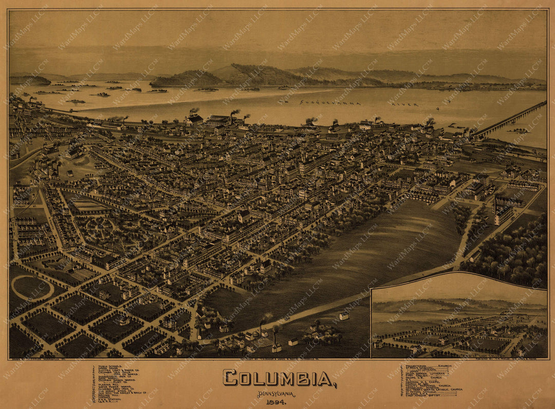 Columbia, Pennsylvania 1894