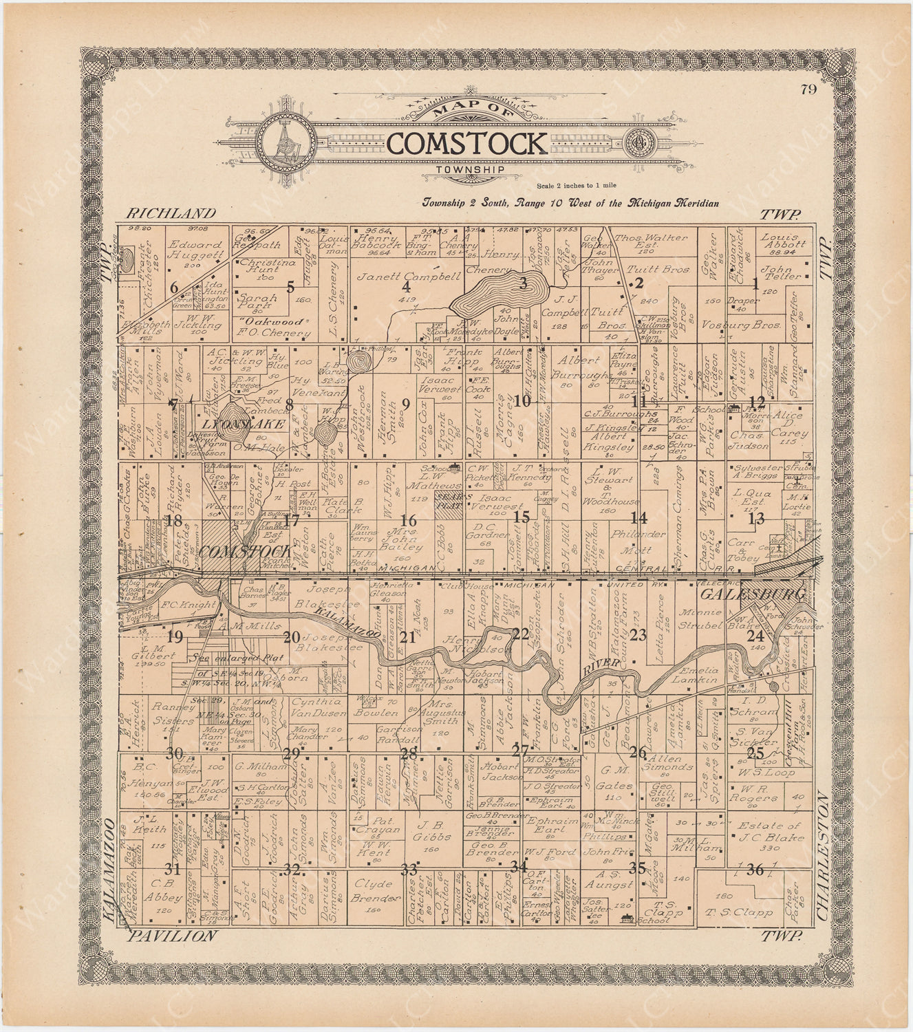 Comstock, Michigan 1910 – WardMaps LLC