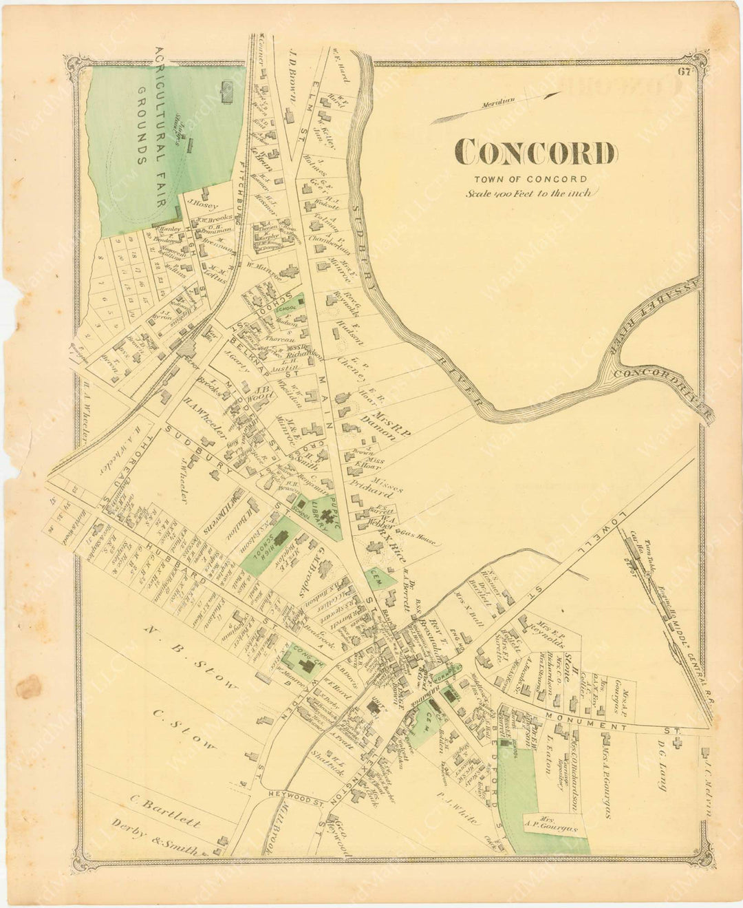 Concord Center, Massachusetts 1875