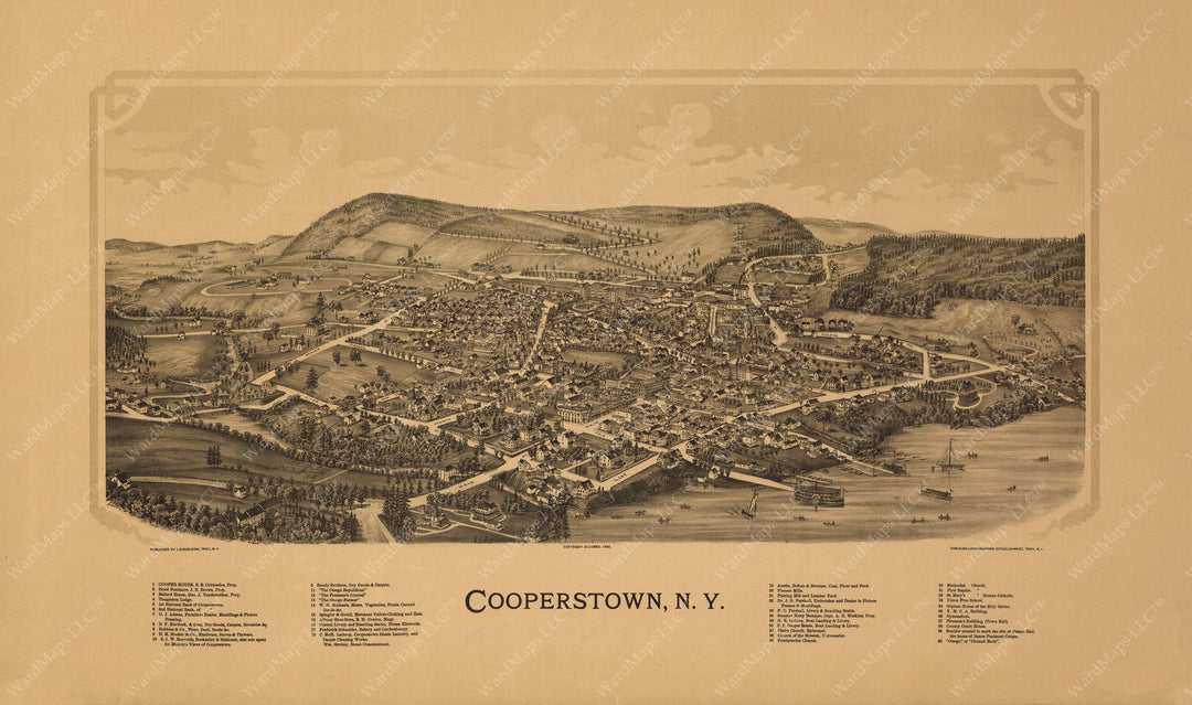 Cooperstown, New York 1890