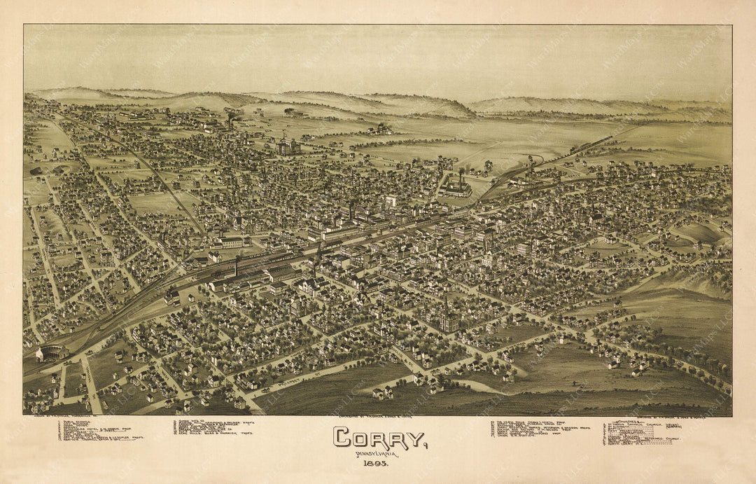 Corry, Pennsylvania 1895