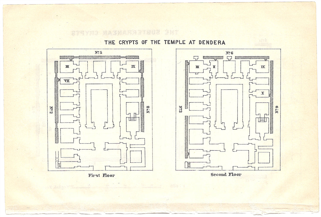 Dendera, Egypt 1914: Temple Crypts