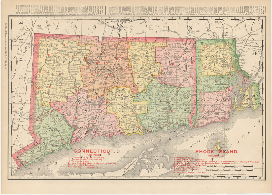 Connecticut and Rhode Island 1903