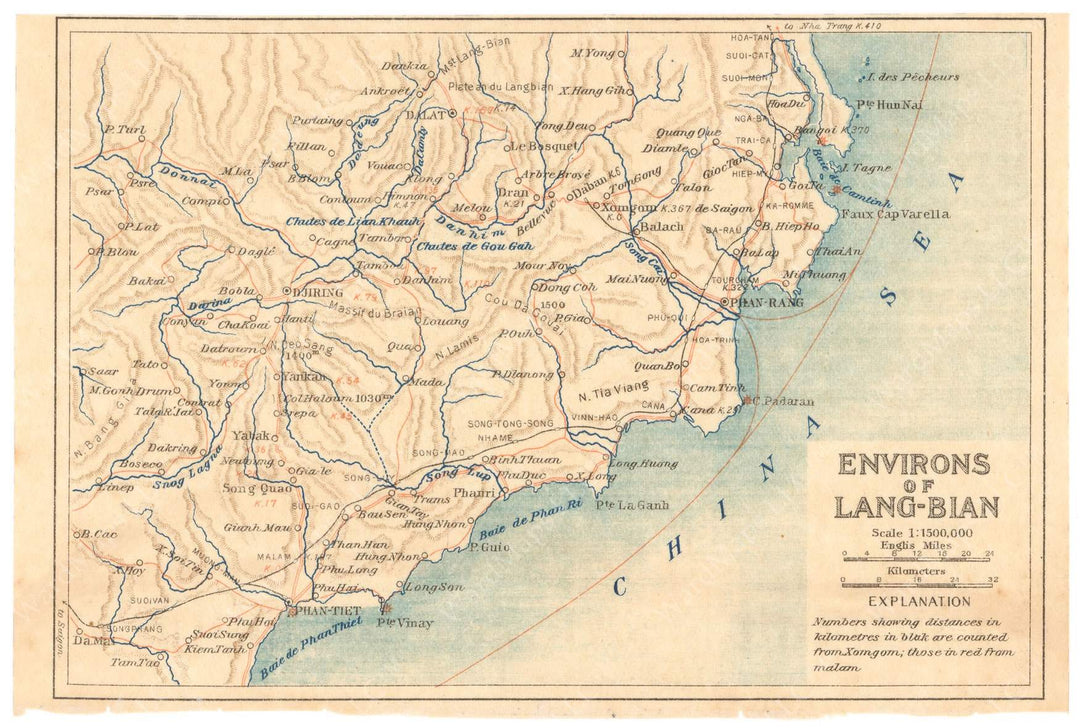 Lang Bian Region, Vietnam 1920